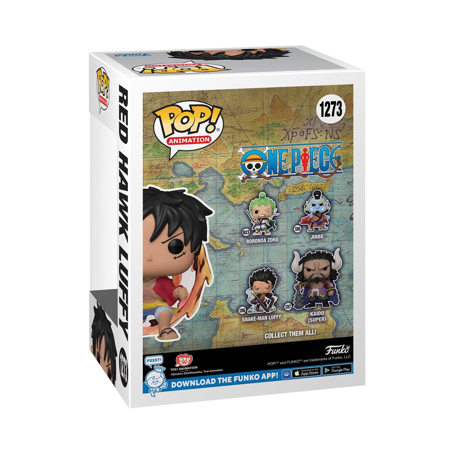 Funko Pop! One Piece Red Hawk Luffy Chase (strălucește)