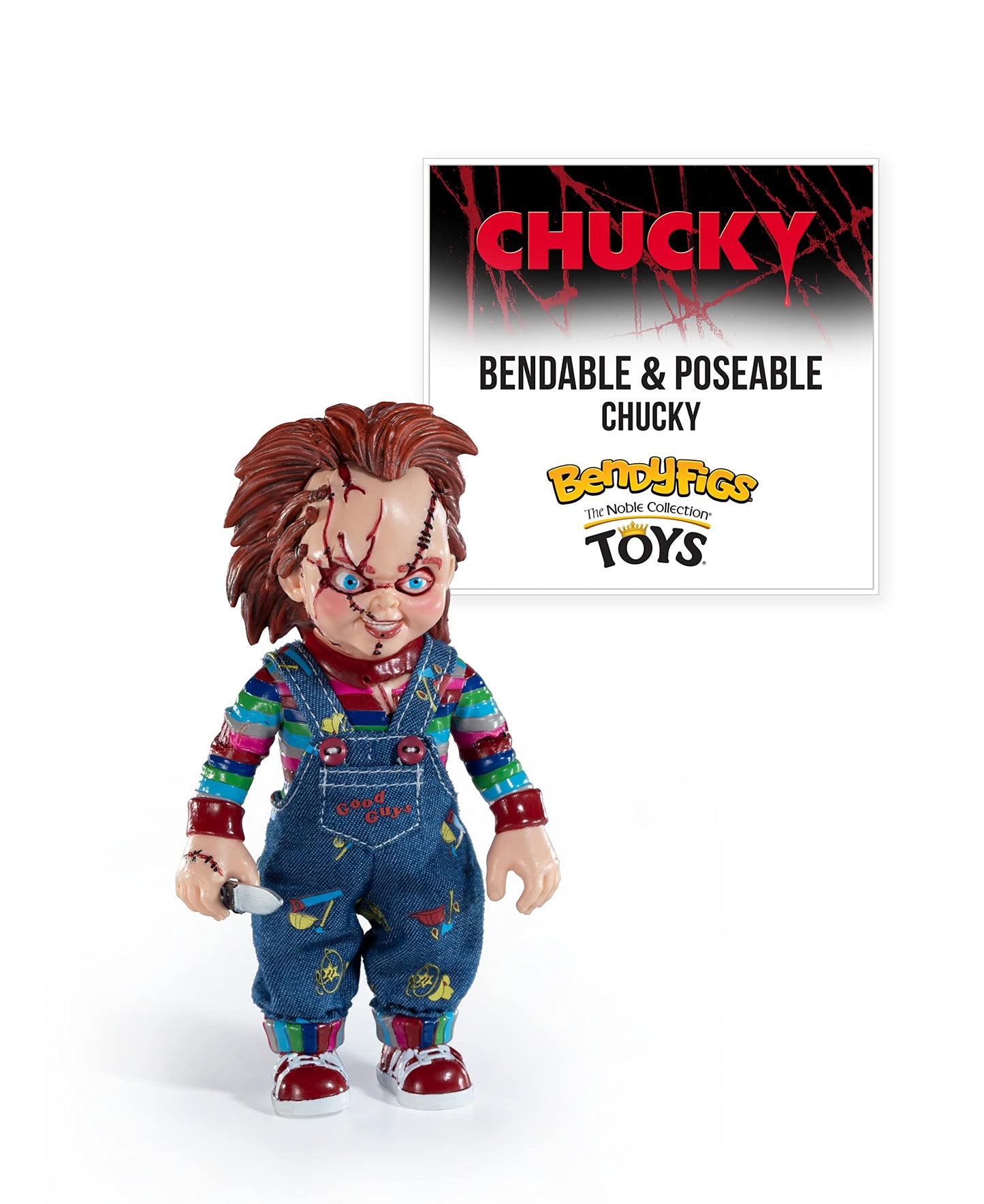 Figurină de acțiune The Noble Collection Movies: Child's Play - Chucky (Bendyfigs), 14 cm