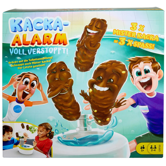 Mattel Kacka Alarm Joc de societate, 2-4 jucători, 5+ ani