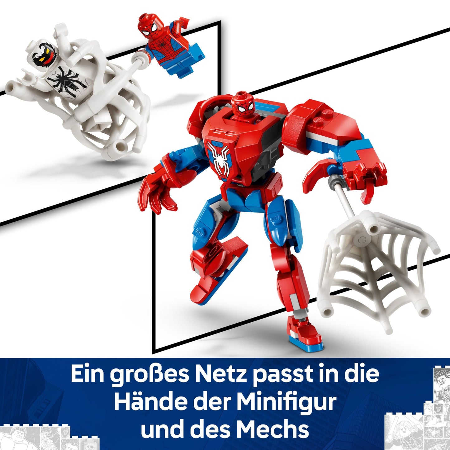 LEGO Marvel 76308 Spider-Man Mech vs. Anti-Venom, 6+ ani