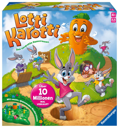 Ravensburger 22343 Joc de societate Lotti Karotti cursă pentru 2-4 jucători de la 4 ani
