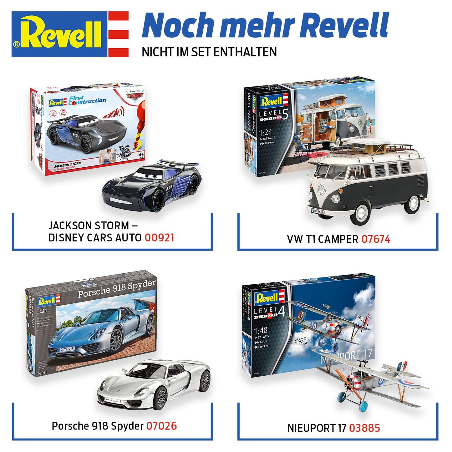 Revell - Mașină de Jucărie Lightning McQueen Disney-Cars (Lumini & Sunete)