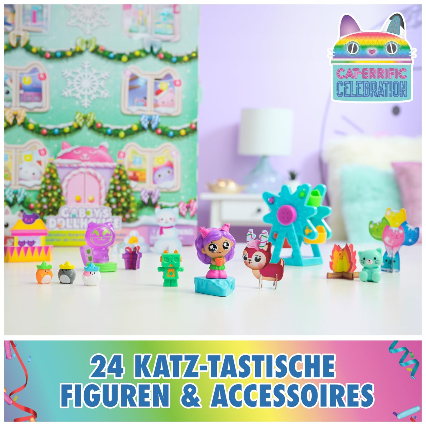 DREAMWORKS GABBY'S DOLLHOUSE Calendar de Advent cu 24 de surprize, de la 3 ani