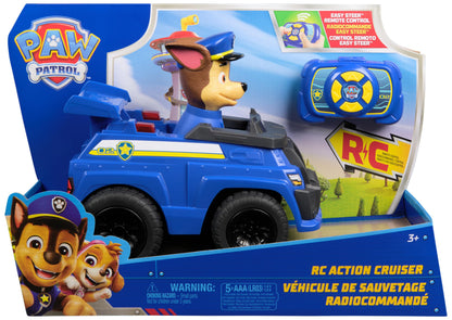 PAW PATROL Chase Mașinuță de poliție cu telecomandă și efecte luminoase 25 cm pentru copii de la 3 ani