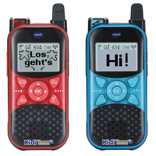 VTech KidiTalkie Explorer – Walkie-Talkies 8-in-1 cu lanternă și efecte amuzante – Pentru copii 4-12 ani