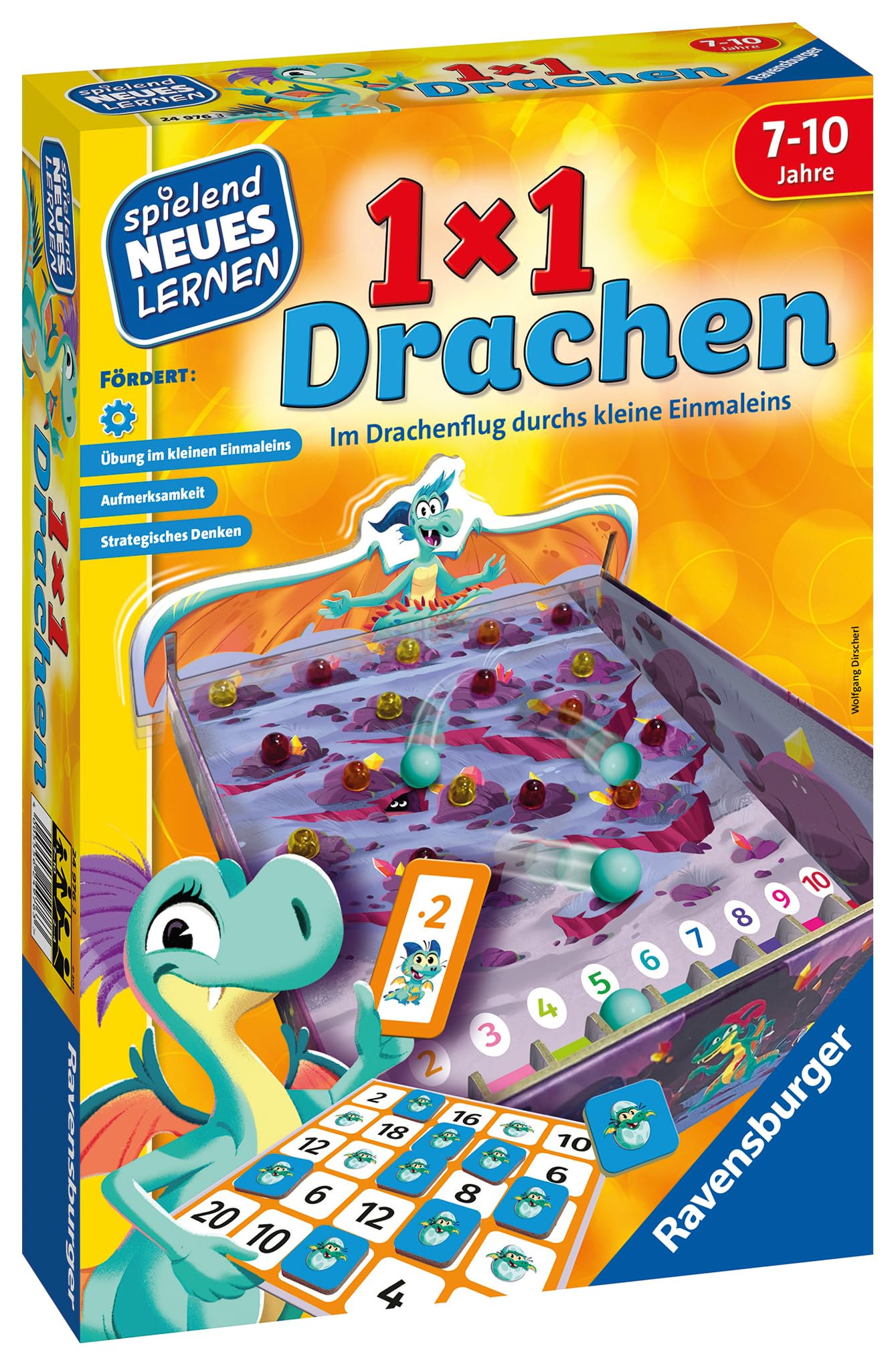 Ravensburger 24976 Joc dragoni, inmultire, 7-10 ani