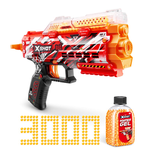 XSHOT 36759 3000 Gel-Kugeln Mini Hyper, Refill, Pellets Incluse, Stinger (1 Blaster, 3.000)