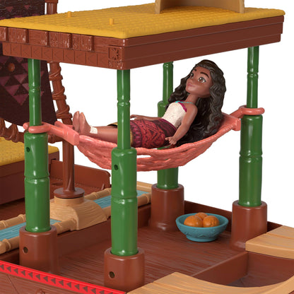 Mattel JBT78 Disney Vaiana 2 Canoe de aventură, 3+ ani