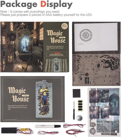 Puzzle 3D - Cotor de Carte DIY - Casa Magica TGB03