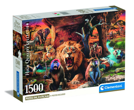 Clementoni The Tribal Society Puzzle Set de construcție 1500 piese pentru adulți