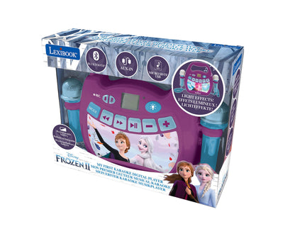 Lexibook Karaoke Portabil Frozen, 2 microfoane, Bluetooth
