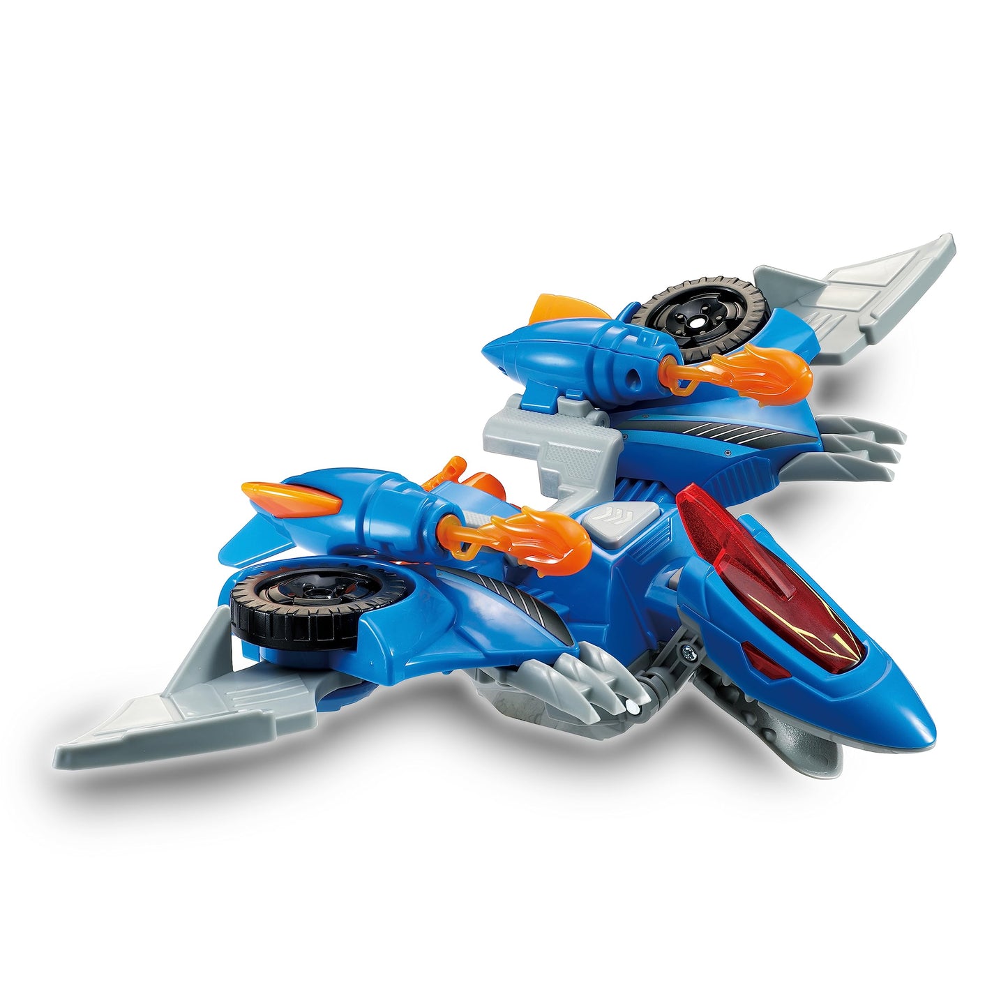 VTech Switch and Go Dinos Spinosaurus și Pterodactyl – Transformer Dino-Auto 2 în 1 cu sunete și efecte de lumină – Pentru copii de 3-8 ani