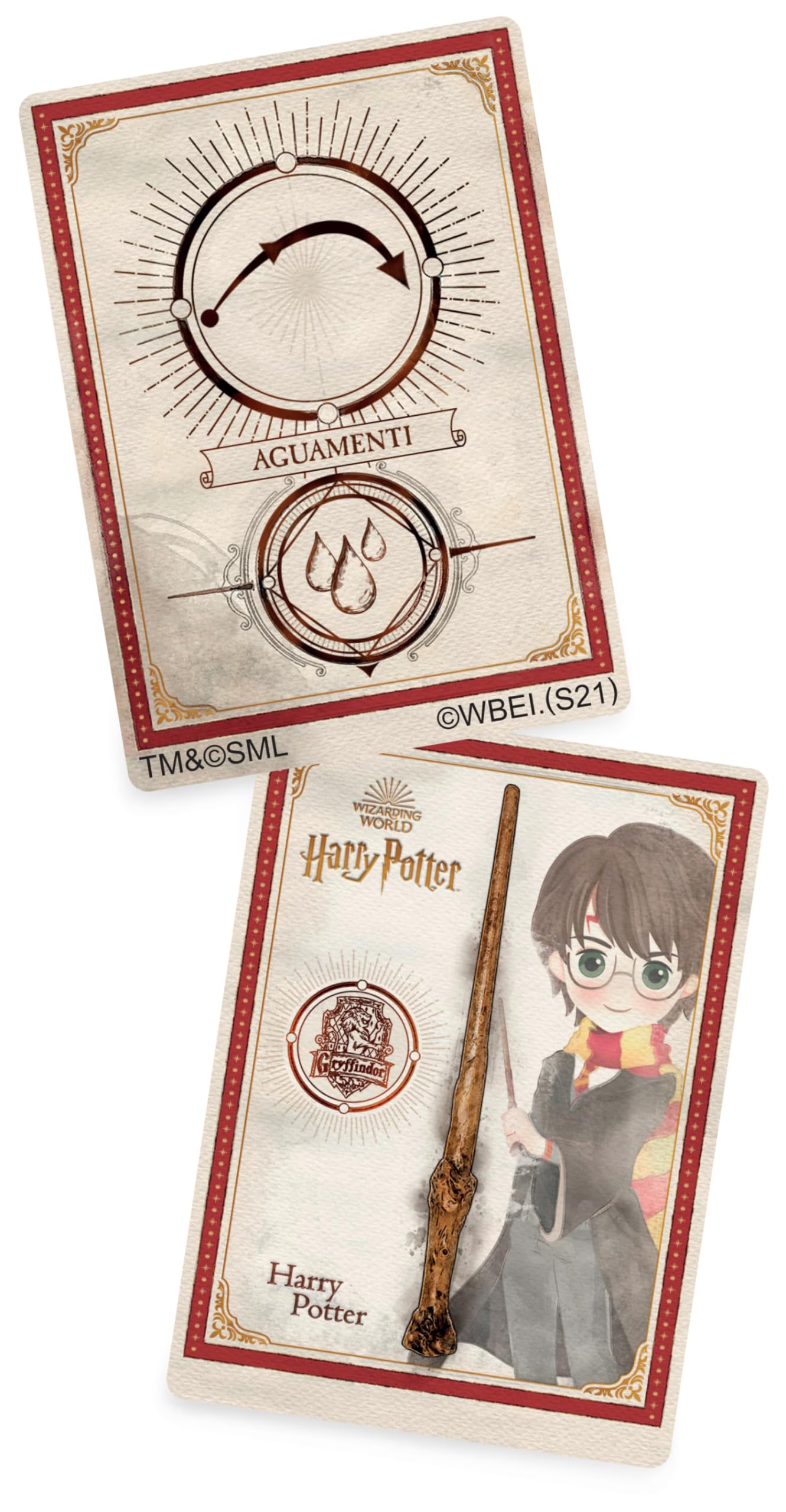 Wizarding World Harry Potter Baghetă Magică Autentică din Plastic cu Cartonaș de Vrăji 30,5 cm pentru Copii de la 6 Ani