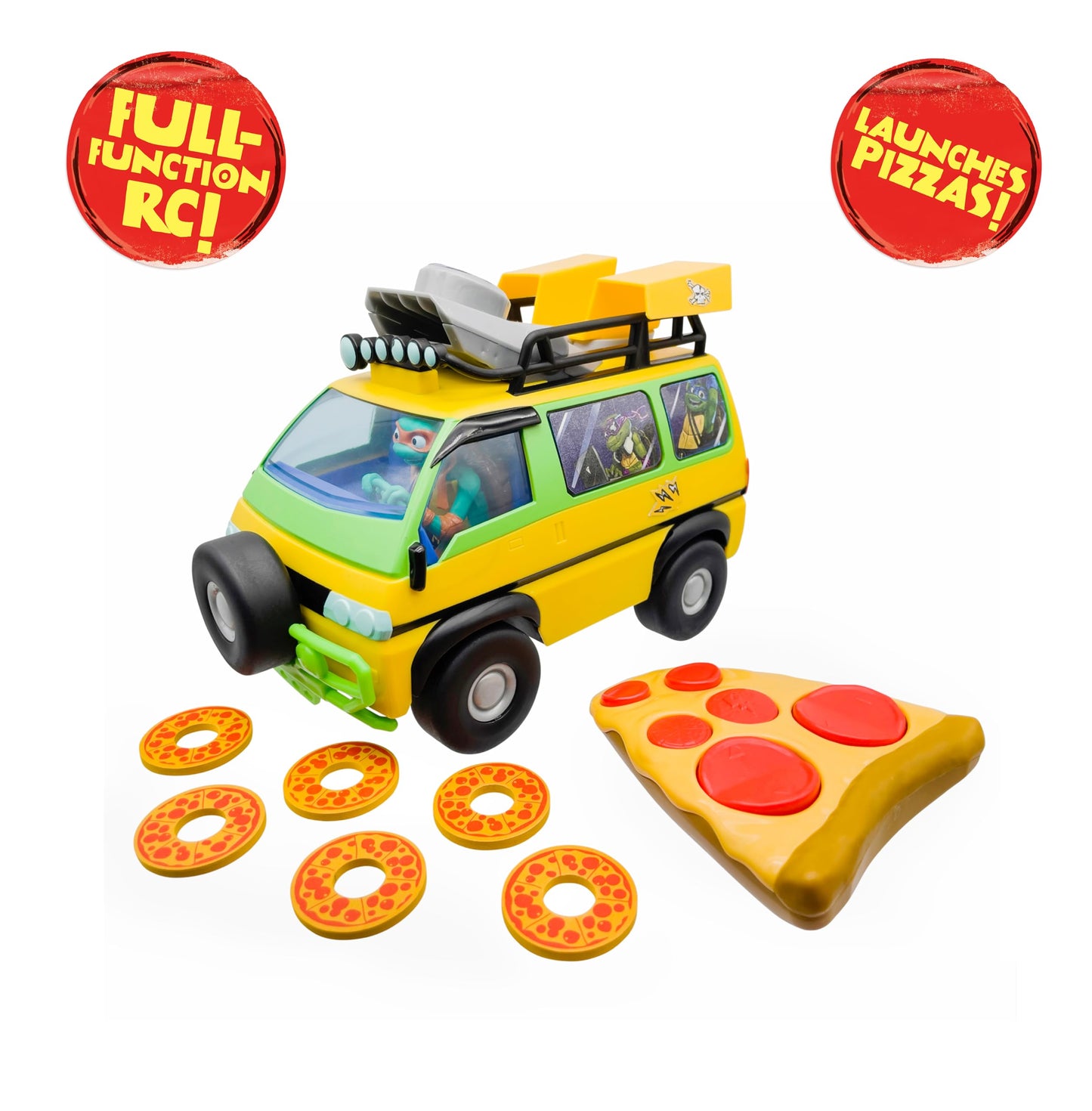 Masinuta telecomanda Testoasele Ninja  Pizza Blaster