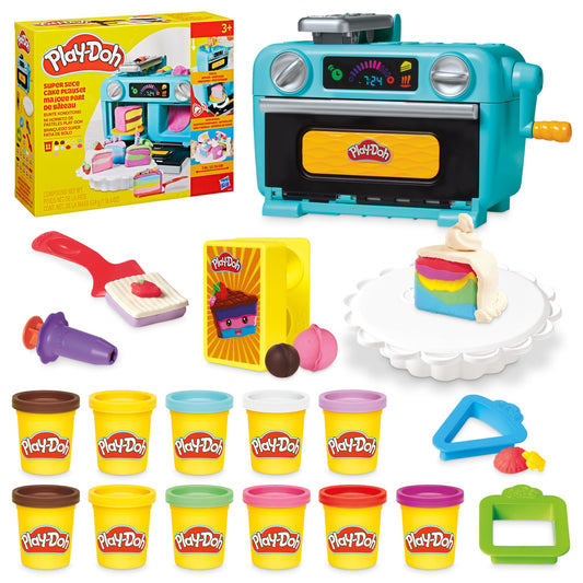 Play-Doh Set Cofetărie cu Cuptor, 11 Culori, 4+ ani