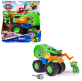 PAW PATROL Rescue Wheels Set de joacă Monstertruck reciclare Rocky cu lansator de proiectile și figurină câine 3+ ani