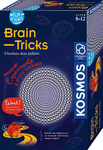 KOSMOS 654252 Distracție Științifică - Experimente Uimitoare cu Iluzii Optice, inclusiv cu Ochelari 3D, Sphericon, Spațiu Inclinat, Set de Experimente pentru Copii 8-12 Ani