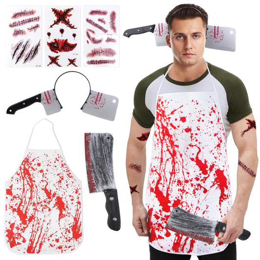 Moiuguli Costum Halloween Măcelar Zombie, 14+ ani