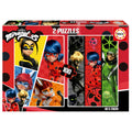 Educa Set 2 Puzzle-uri Buburuza, 100 piese, 6+ ani