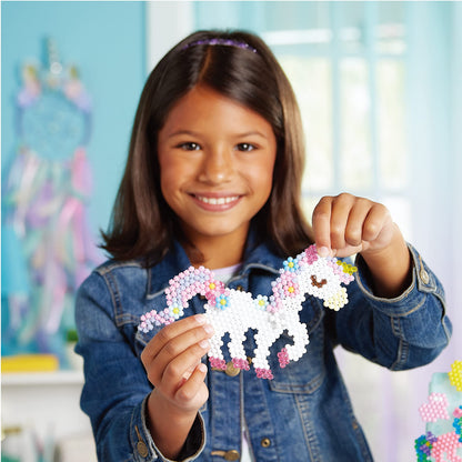 Aquabeads 31944 Unicorn Magic, 1500 mărgele, 4+ ani