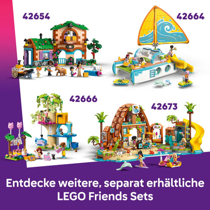 LEGO Friends 42659 Set de construcție Mașină de călătorie cu remorcă 220 piese 6+ ani