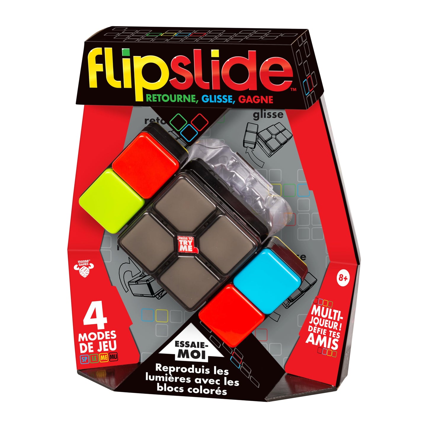 Moose Games - FLIPSLIDE - Întoarce, Glisează, Câștigă! 4 moduri de joc. Multiplayer pentru a-ți provoca prietenii.