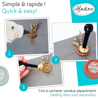 Aladine – 72606 – Freizeit Kreative – Pistol pentru bețe de ceară rotunde – 240 V