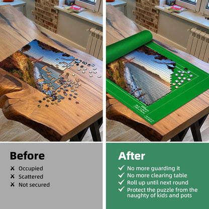 Mozooson Covor puzzle roll-up, 118x80 cm, 2000 piese