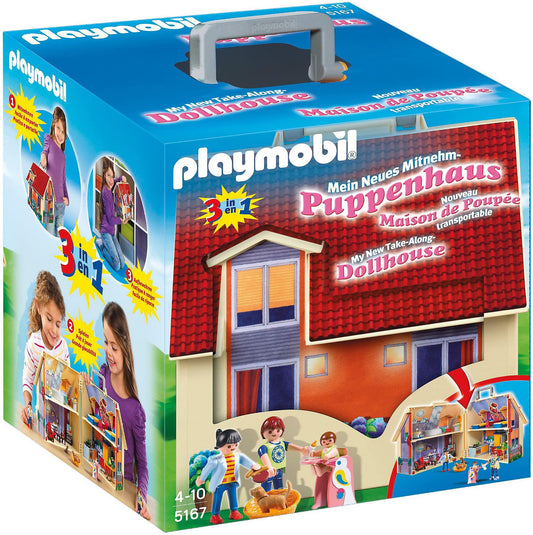 PLAYMOBIL 5167 - Noua mea casă de păpuși portabilă