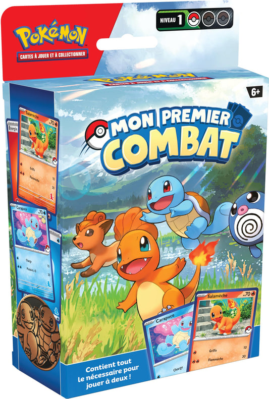 Pokémon Salamèche și Carapuce Set de start Pokémon TCG cu 2 mini-deck-uri gata de joc