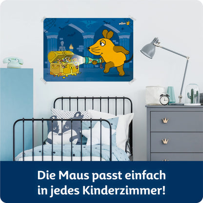 FRANZIS 67169 - Calendar de Advent Escape cu Maus - Comoara ascunsă a castelului, 24 de enigme captivante pentru perioada Adventului, pentru copii de la 7 ani.