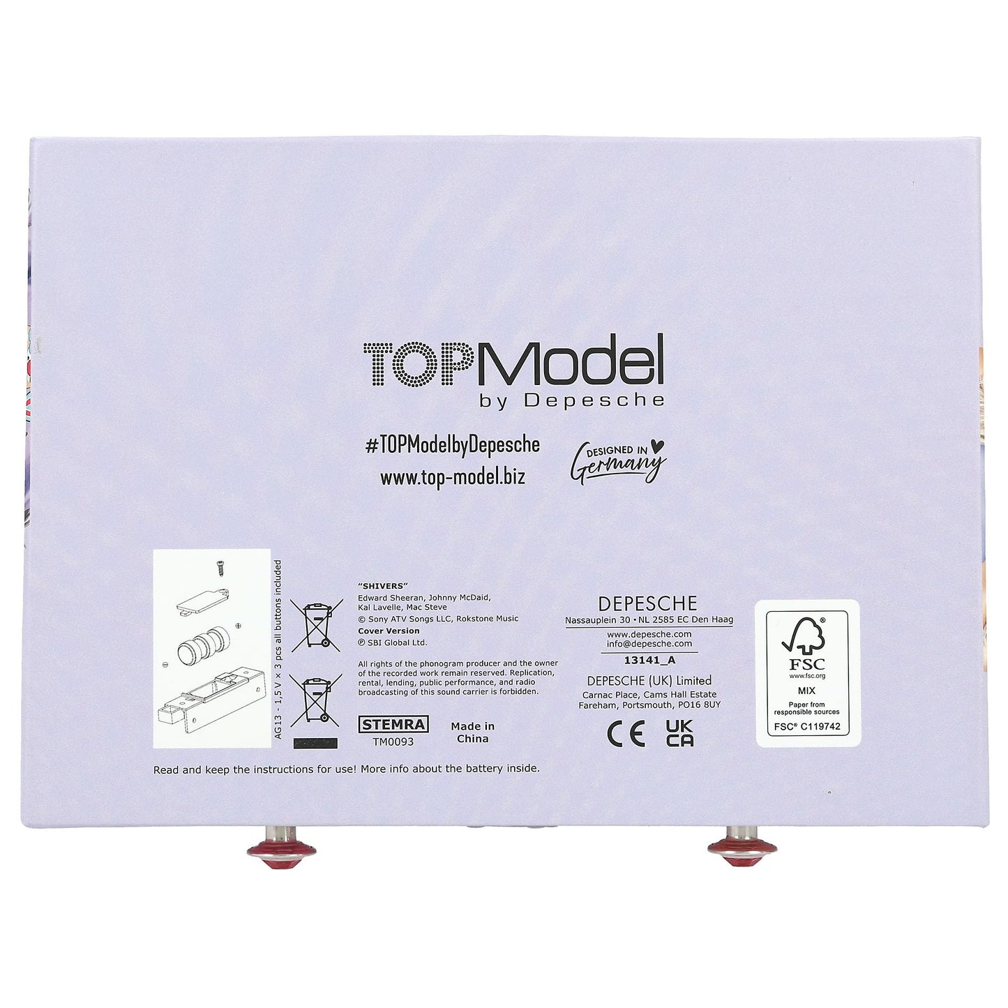 Depesche 13141 TOPModel Cutie bijuterii cu cod