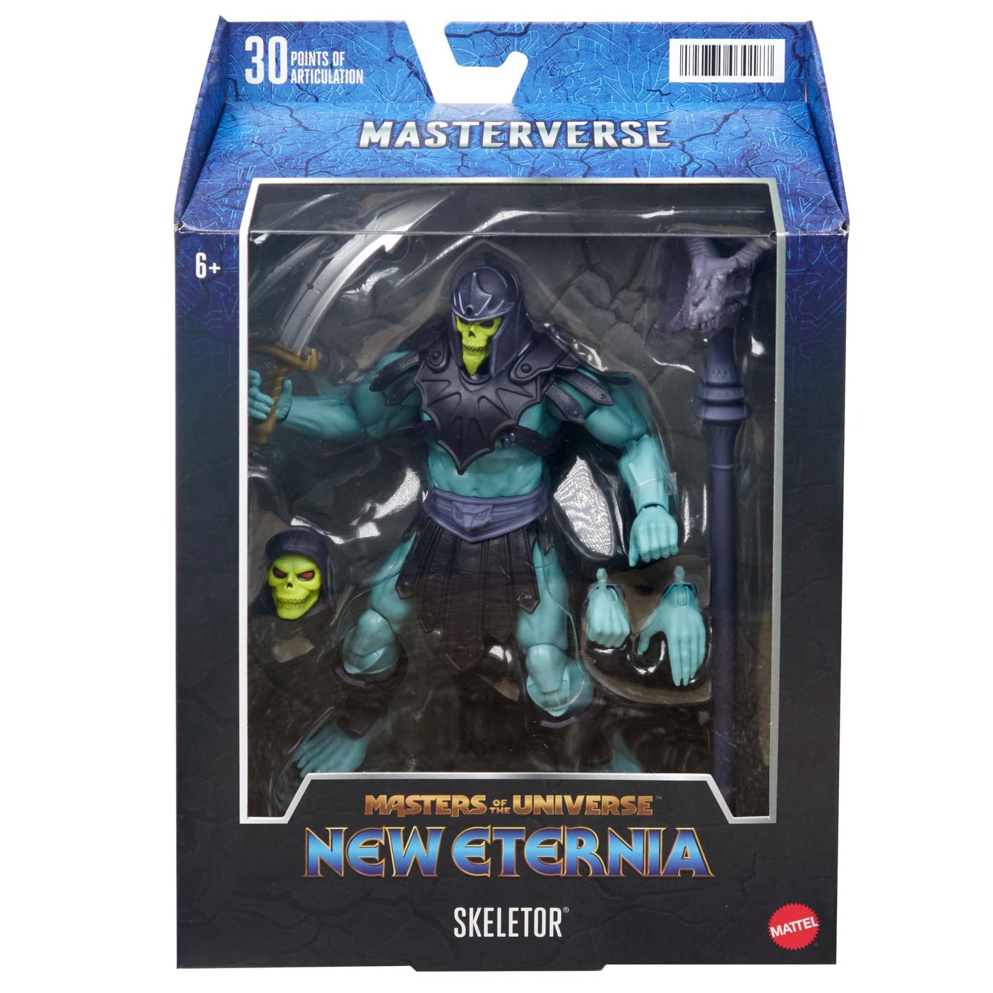 Masters of the Universe Masterverse Figurină de acțiune Skeletor Barbarian New Eternia 18 cm Cadou MOTU pentru fani 6+ și colecționari