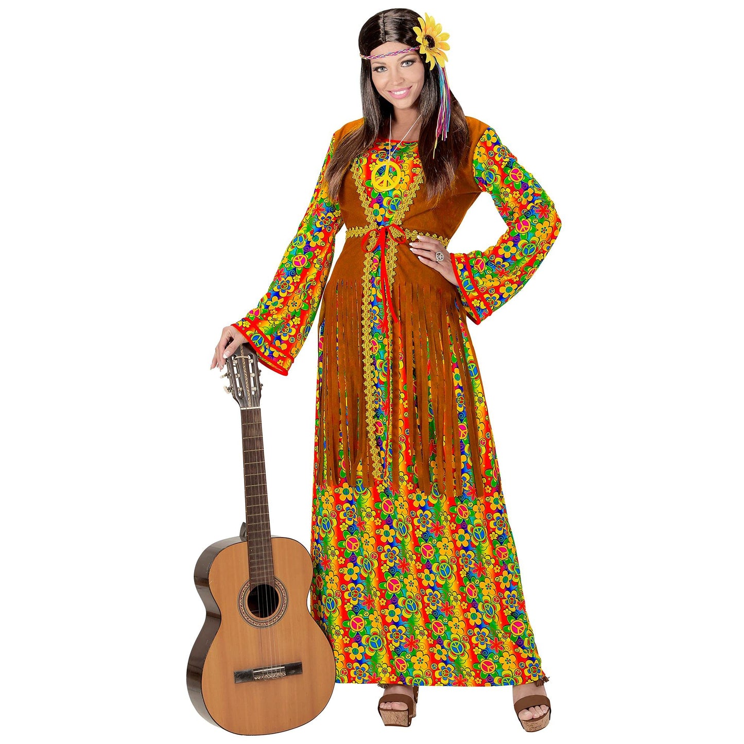Widmann Costum Hippie femei cu colier, mărimea M
