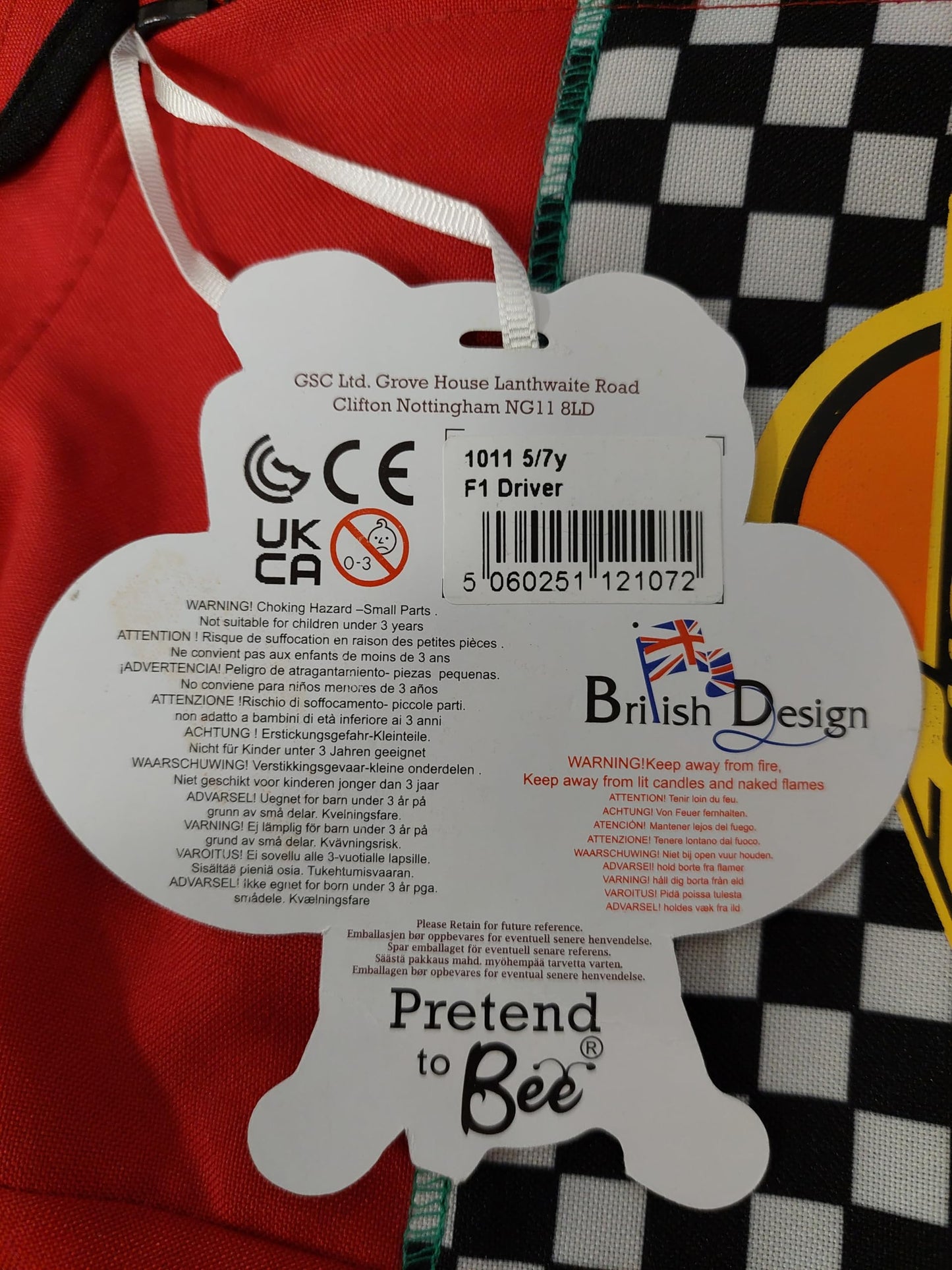 Pretend to Bee Costum pilot curse, 2-3 ani