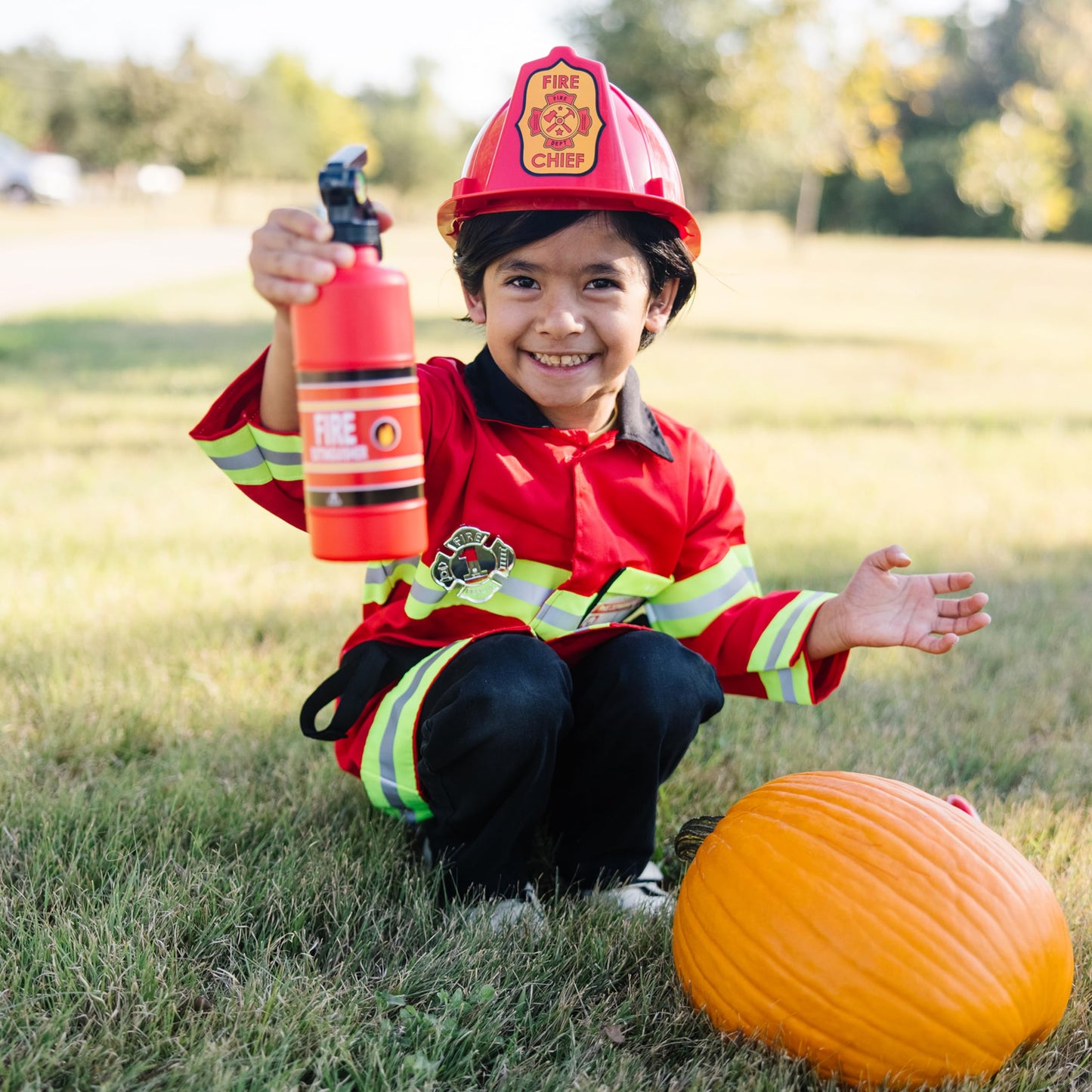 Melissa & Doug Costum Pompier, 6 piese, 3+ ani