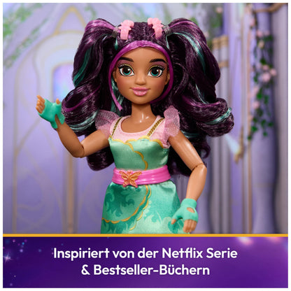 Unicorn Academy Ava Păpușă de îmbrăcat cu păr natural și accesorii 24 cm de la 4 ani