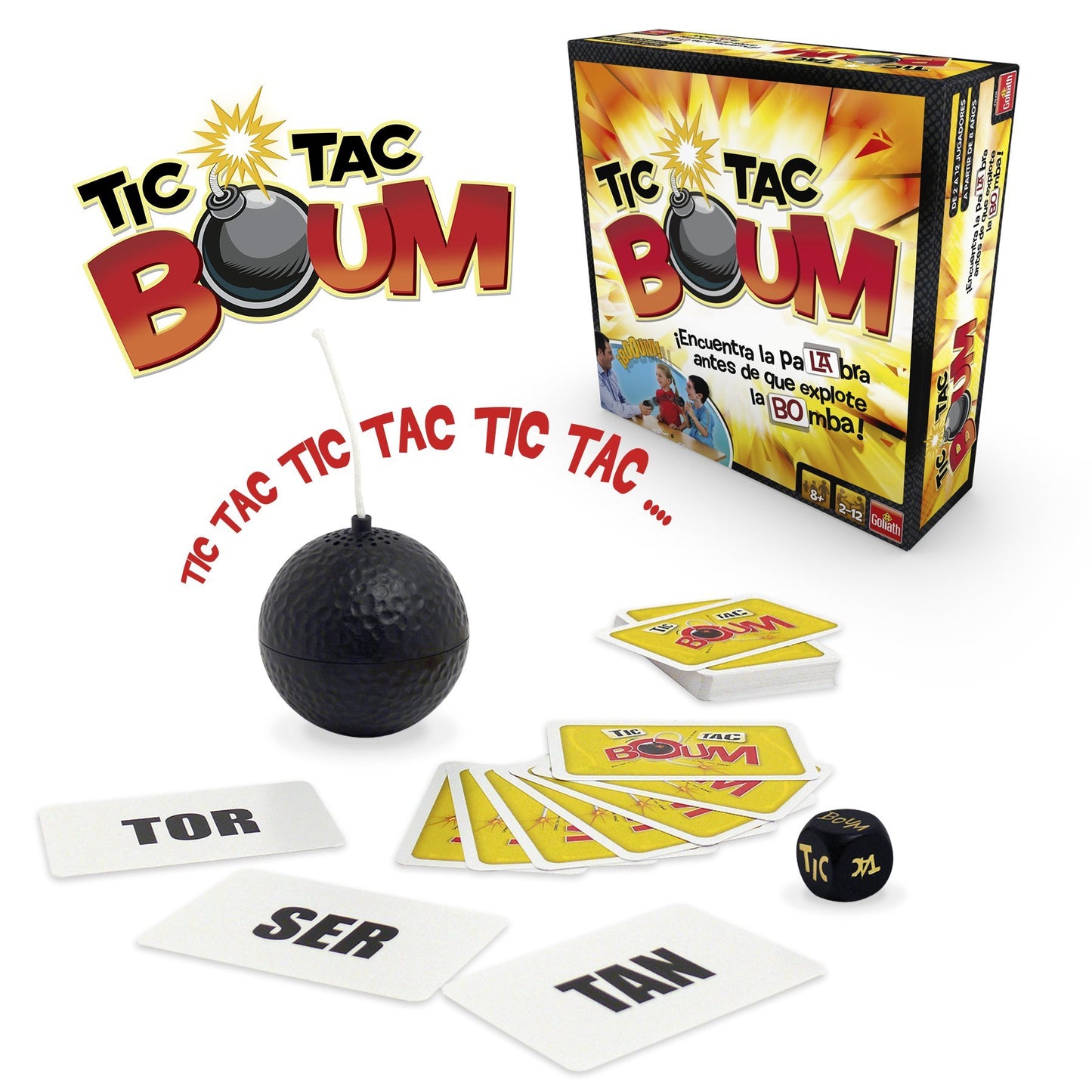 Goliath Tic Tac Boum Joc de cărți, 8+ ani