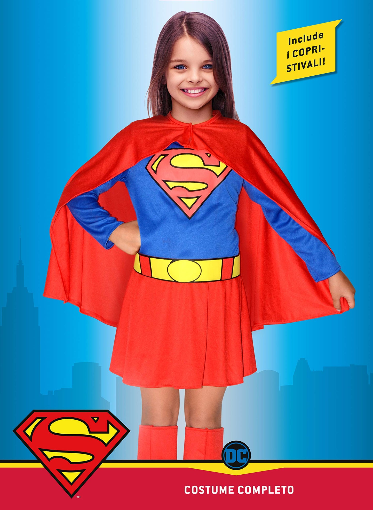 Ciao Costum Supergirl fete DC Comics, 5-7 ani