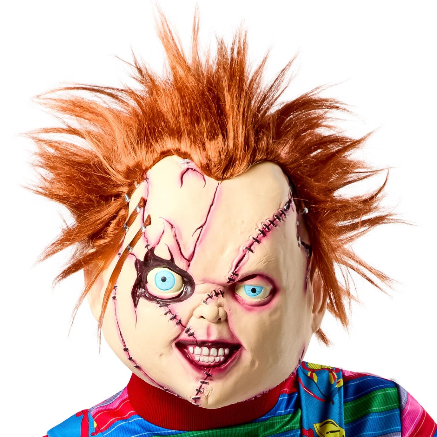 Rubie's Rubies Masca Oficială Chucky Cusută 3/4 pentru Adulți, Mărime Unică