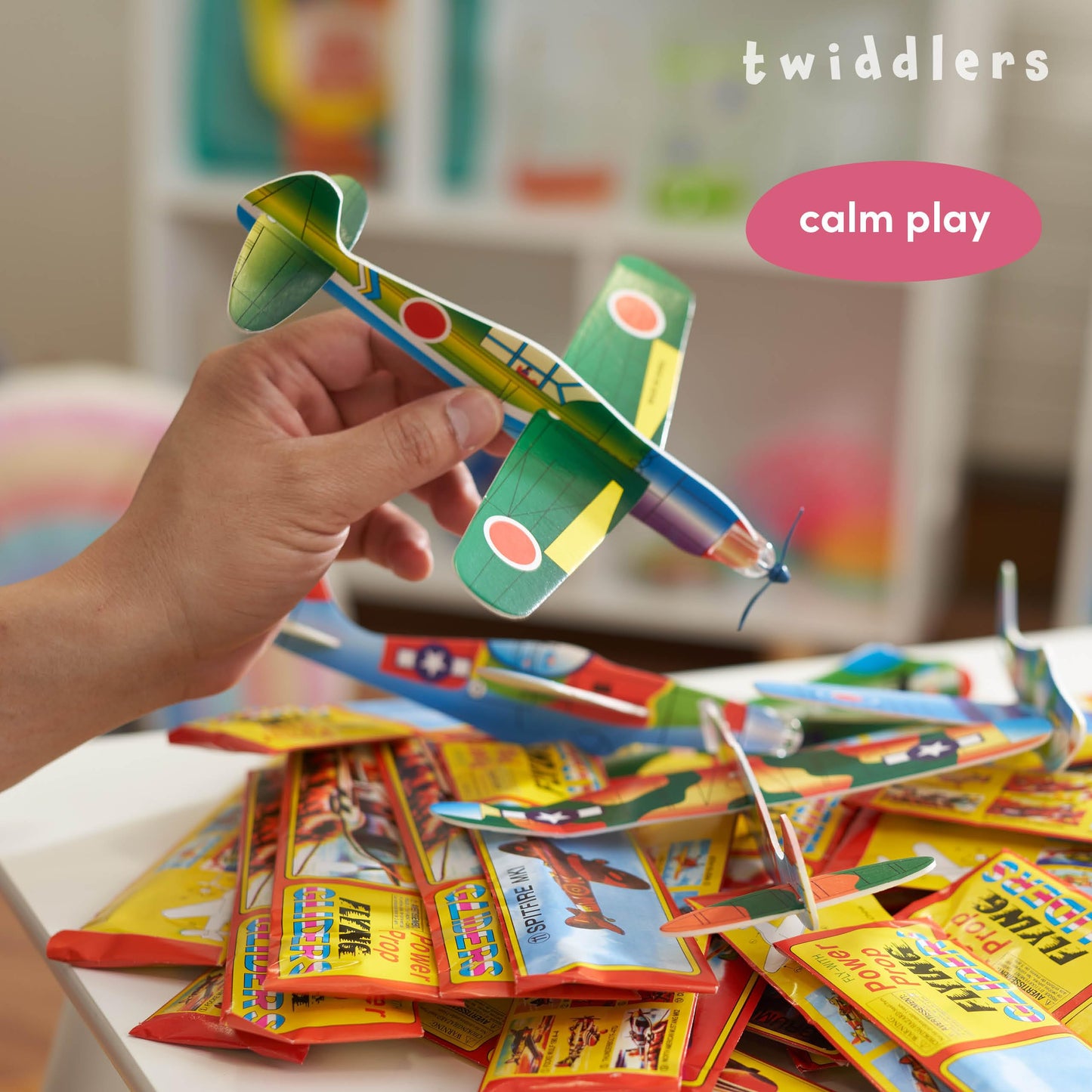 The Twiddlers 48 Avioane din styropor, 12 modele