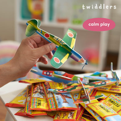 The Twiddlers 48 Avioane din styropor, 12 modele