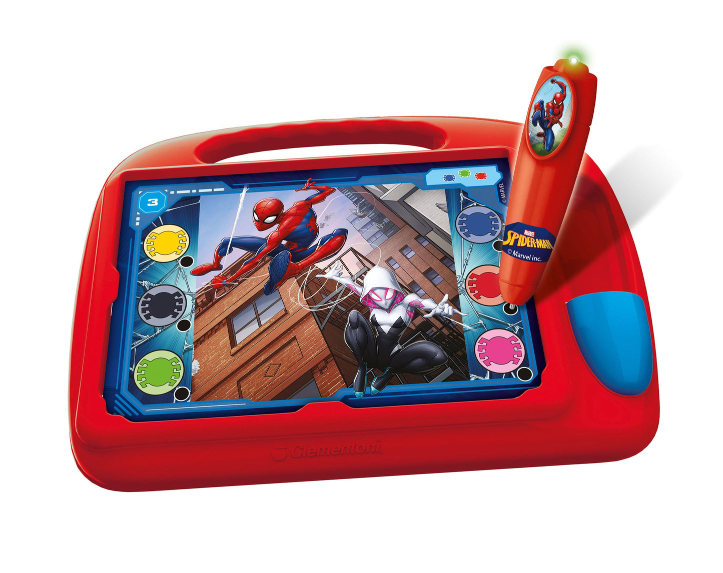 Clementoni 16453 Quiz Calatorii Spiderman, 4+ ani