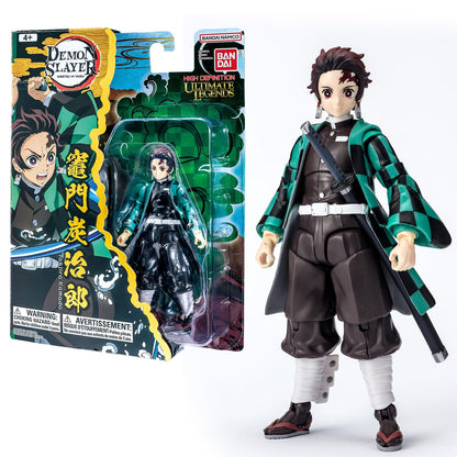 BANDAI - Ultimate Legends HD - Figurina de acțiune Demon Slayer 12 cm - Tanjiro Kamado - Licență oficială Demon Slayer - Figurina articulată Tanjiro - Jucărie pentru copii de la 4 ani - VE88961