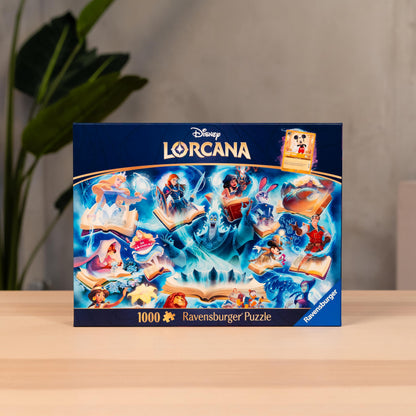 Puzzle pentru adulți 1000 piese - Disney Lorcana - Străluciri din Tărâm: Safir