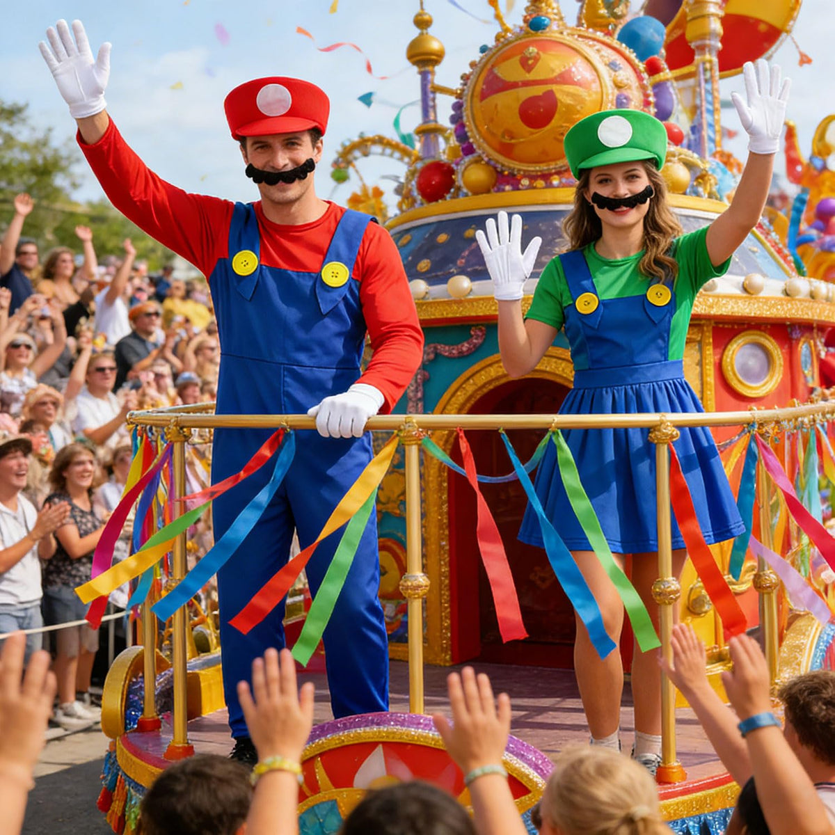 Shengruili Costum Luigi Mario Bros, pentru femei