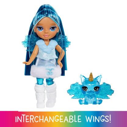 Rainbow High Littles Sapphire Zână, 14 cm, 4+ ani