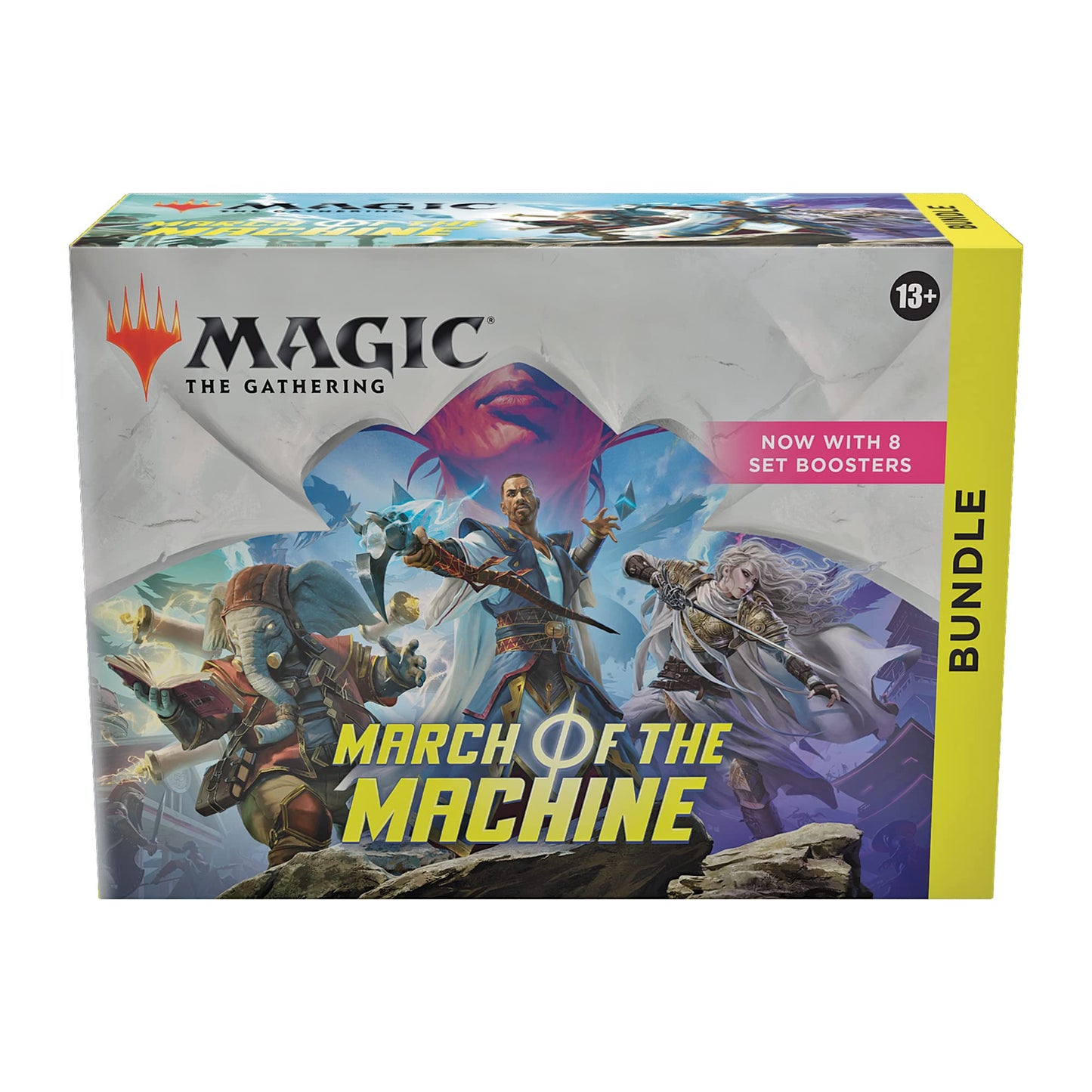 Magic The Gathering March of The Machine Pachet, 8 Boostere Set & Accesorii (Versiune în Engleză)