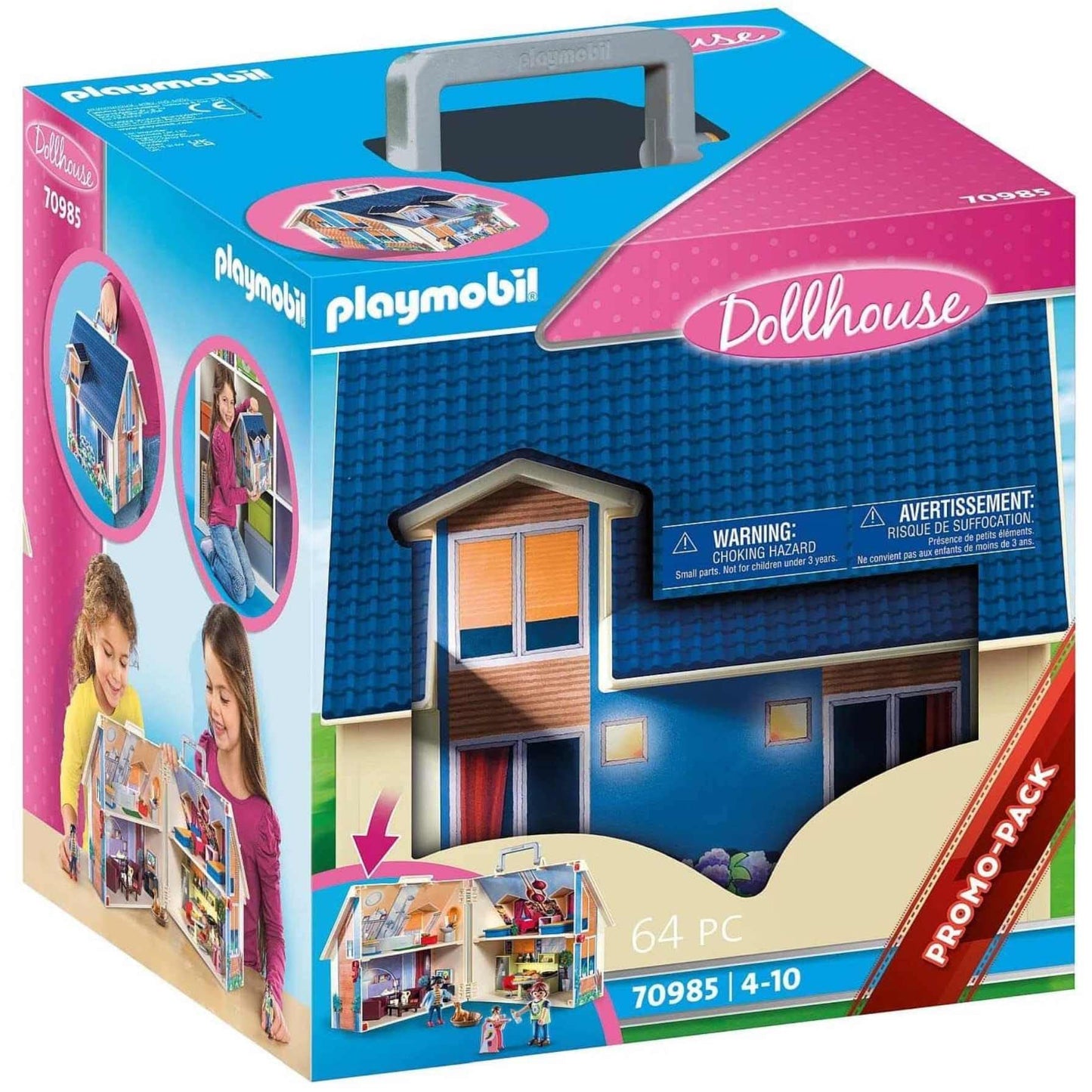PLAYMOBIL 70985 Casa de papusi portabila, 4+ ani