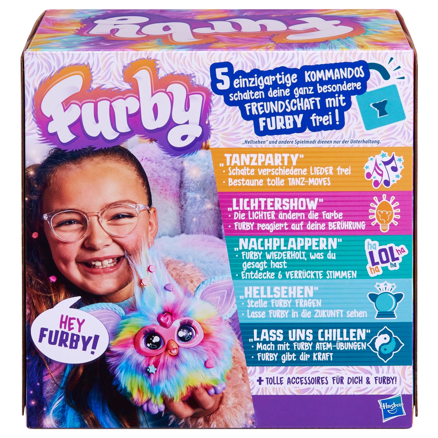 Furby interactiv jucărie din pluș (mix de culori) - versiune germană